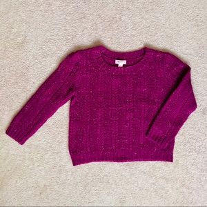 Purple Cable Knit Sweater (Arizona)